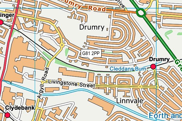 G81 2PP map - OS VectorMap District (Ordnance Survey) G81 2PP map - OS VectorMap District (Ordnance Survey)