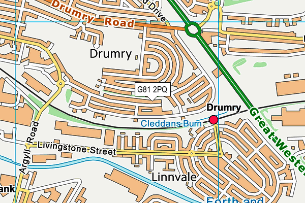G81 2PQ map - OS VectorMap District (Ordnance Survey) G81 2PQ map - OS VectorMap District (Ordnance Survey)
