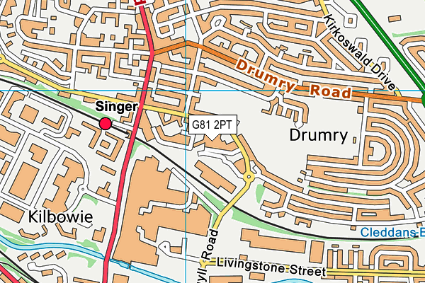 G81 2PT map - OS VectorMap District (Ordnance Survey) G81 2PT map - OS VectorMap District (Ordnance Survey)