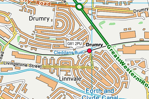 G81 2PU map - OS VectorMap District (Ordnance Survey) G81 2PU map - OS VectorMap District (Ordnance Survey)