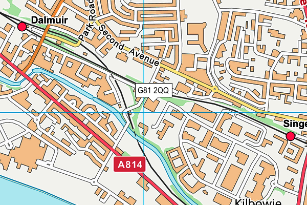 G81 2QQ map - OS VectorMap District (Ordnance Survey) G81 2QQ map - OS VectorMap District (Ordnance Survey)