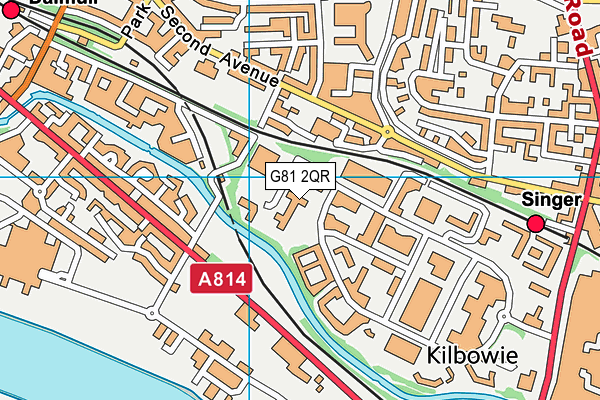 G81 2QR map - OS VectorMap District (Ordnance Survey) G81 2QR map - OS VectorMap District (Ordnance Survey)