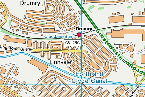 G81 2RG map - OS VectorMap District (Ordnance Survey) G81 2RG map - OS VectorMap District (Ordnance Survey)