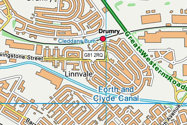 G81 2RQ map - OS VectorMap District (Ordnance Survey) G81 2RQ map - OS VectorMap District (Ordnance Survey)