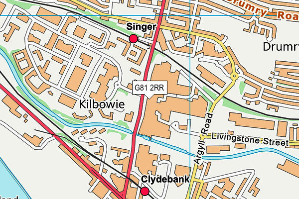 G81 2RR map - OS VectorMap District (Ordnance Survey) G81 2RR map - OS VectorMap District (Ordnance Survey)