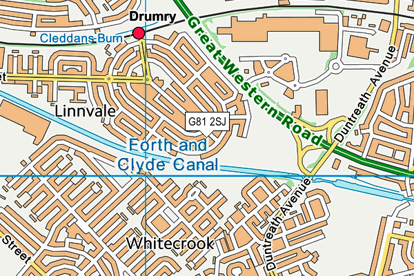 G81 2SJ map - OS VectorMap District (Ordnance Survey) G81 2SJ map - OS VectorMap District (Ordnance Survey)
