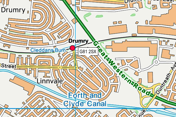 G81 2SX map - OS VectorMap District (Ordnance Survey) G81 2SX map - OS VectorMap District (Ordnance Survey)