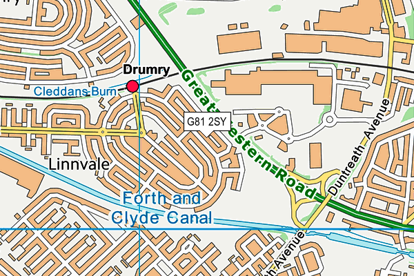 G81 2SY map - OS VectorMap District (Ordnance Survey) G81 2SY map - OS VectorMap District (Ordnance Survey)