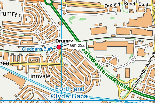 G81 2SZ map - OS VectorMap District (Ordnance Survey) G81 2SZ map - OS VectorMap District (Ordnance Survey)