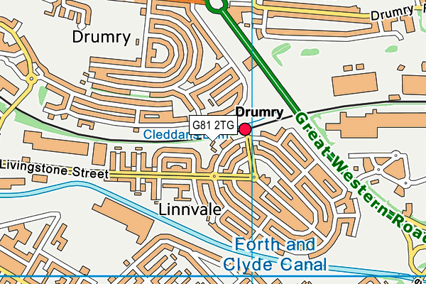 G81 2TG map - OS VectorMap District (Ordnance Survey) G81 2TG map - OS VectorMap District (Ordnance Survey)