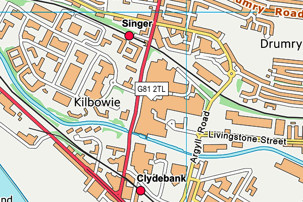 G81 2TL map - OS VectorMap District (Ordnance Survey) G81 2TL map - OS VectorMap District (Ordnance Survey)