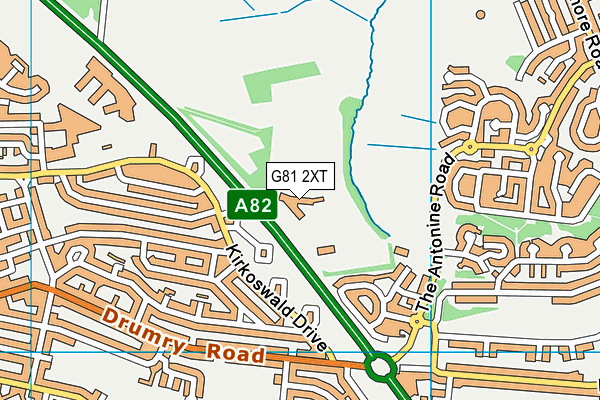 G81 2XT map - OS VectorMap District (Ordnance Survey) G81 2XT map - OS VectorMap District (Ordnance Survey)