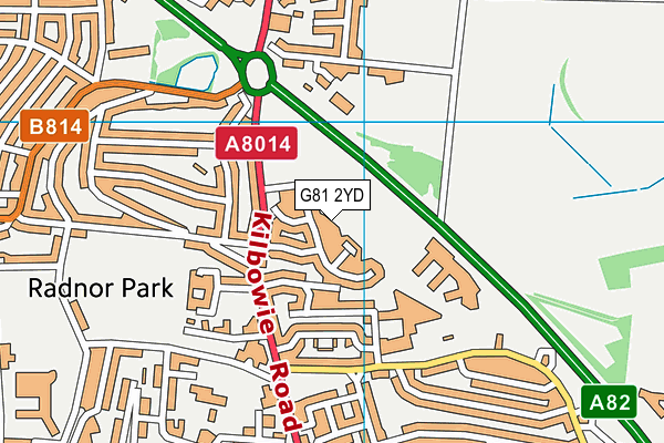 G81 2YD map - OS VectorMap District (Ordnance Survey) G81 2YD map - OS VectorMap District (Ordnance Survey)