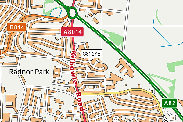 G81 2YE map - OS VectorMap District (Ordnance Survey) G81 2YE map - OS VectorMap District (Ordnance Survey)