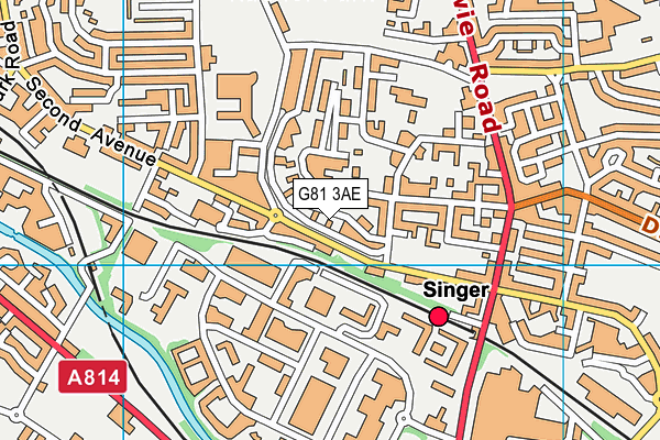 G81 3AE map - OS VectorMap District (Ordnance Survey) G81 3AE map - OS VectorMap District (Ordnance Survey)