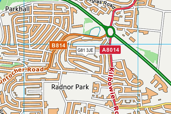 G81 3JE map - OS VectorMap District (Ordnance Survey) G81 3JE map - OS VectorMap District (Ordnance Survey)