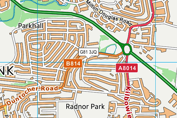 G81 3JQ map - OS VectorMap District (Ordnance Survey)