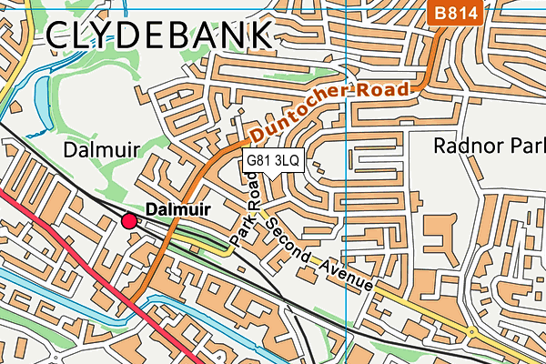 G81 3LQ map - OS VectorMap District (Ordnance Survey)