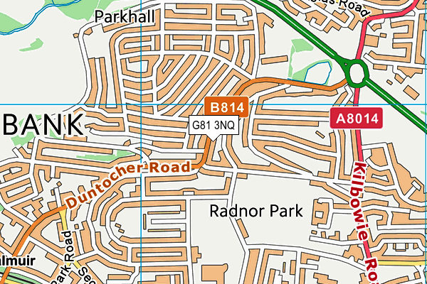 G81 3NQ map - OS VectorMap District (Ordnance Survey)