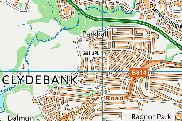 G81 3PL map - OS VectorMap District (Ordnance Survey) G81 3PL map - OS VectorMap District (Ordnance Survey)