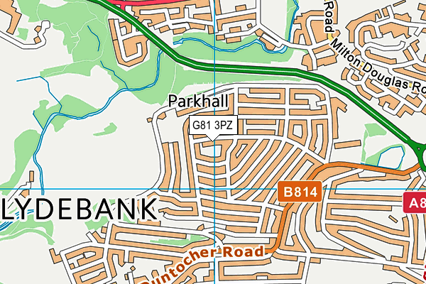 G81 3PZ map - OS VectorMap District (Ordnance Survey) G81 3PZ map - OS VectorMap District (Ordnance Survey)