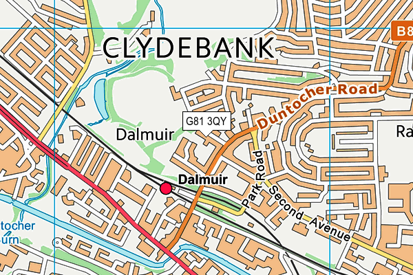 G81 3QY map - OS VectorMap District (Ordnance Survey) G81 3QY map - OS VectorMap District (Ordnance Survey)