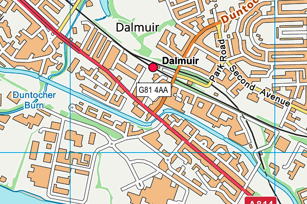 G81 4AA map - OS VectorMap District (Ordnance Survey) G81 4AA map - OS VectorMap District (Ordnance Survey)