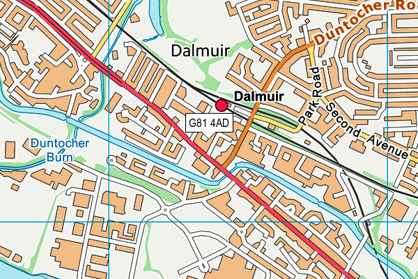 G81 4AD map - OS VectorMap District (Ordnance Survey) G81 4AD map - OS VectorMap District (Ordnance Survey)