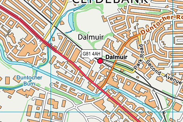 G81 4AH map - OS VectorMap District (Ordnance Survey) G81 4AH map - OS VectorMap District (Ordnance Survey)