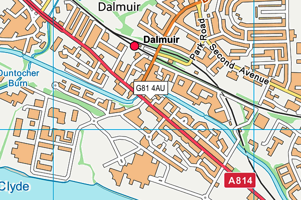 G81 4AU map - OS VectorMap District (Ordnance Survey) G81 4AU map - OS VectorMap District (Ordnance Survey)