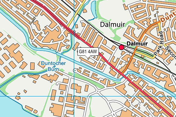 G81 4AW map - OS VectorMap District (Ordnance Survey) G81 4AW map - OS VectorMap District (Ordnance Survey)