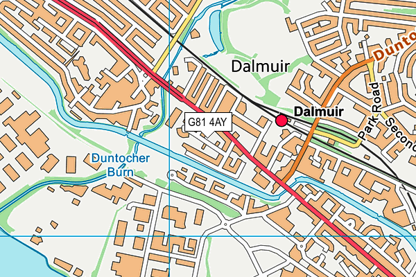 G81 4AY map - OS VectorMap District (Ordnance Survey) G81 4AY map - OS VectorMap District (Ordnance Survey)
