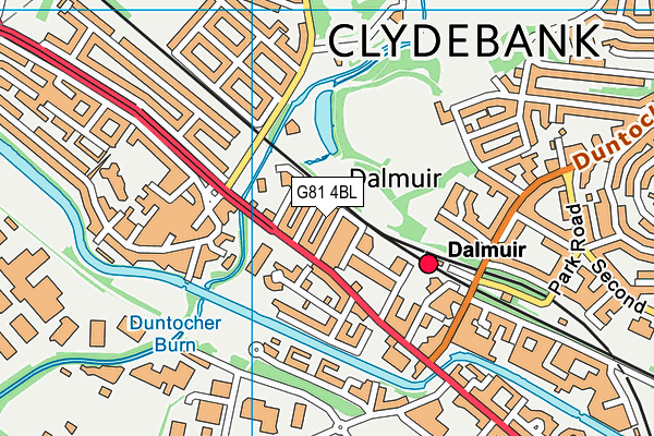 G81 4BL map - OS VectorMap District (Ordnance Survey) G81 4BL map - OS VectorMap District (Ordnance Survey)