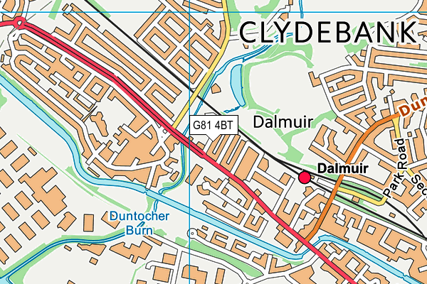 G81 4BT map - OS VectorMap District (Ordnance Survey) G81 4BT map - OS VectorMap District (Ordnance Survey)