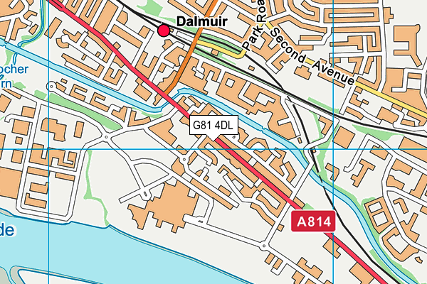 G81 4DL map - OS VectorMap District (Ordnance Survey) G81 4DL map - OS VectorMap District (Ordnance Survey)