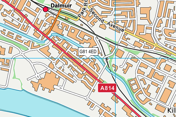 G81 4ED map - OS VectorMap District (Ordnance Survey) G81 4ED map - OS VectorMap District (Ordnance Survey)