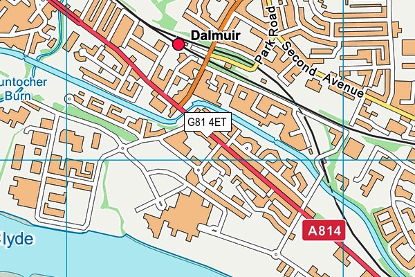 G81 4ET map - OS VectorMap District (Ordnance Survey) G81 4ET map - OS VectorMap District (Ordnance Survey)