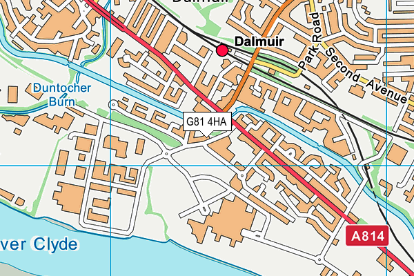 G81 4HA map - OS VectorMap District (Ordnance Survey) G81 4HA map - OS VectorMap District (Ordnance Survey)