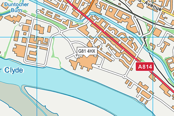 G81 4HX map - OS VectorMap District (Ordnance Survey) G81 4HX map - OS VectorMap District (Ordnance Survey)