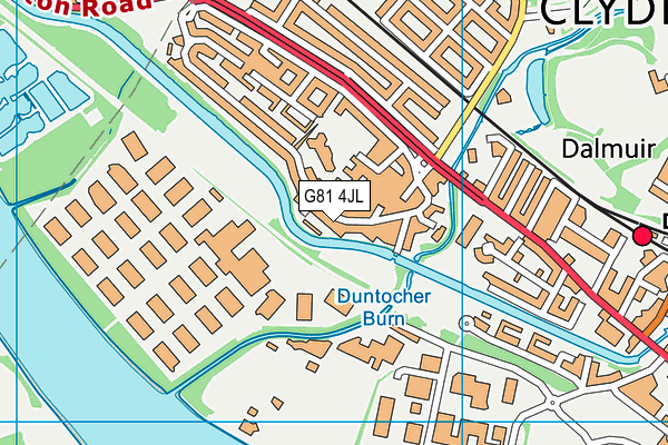 G81 4JL map - OS VectorMap District (Ordnance Survey) G81 4JL map - OS VectorMap District (Ordnance Survey)