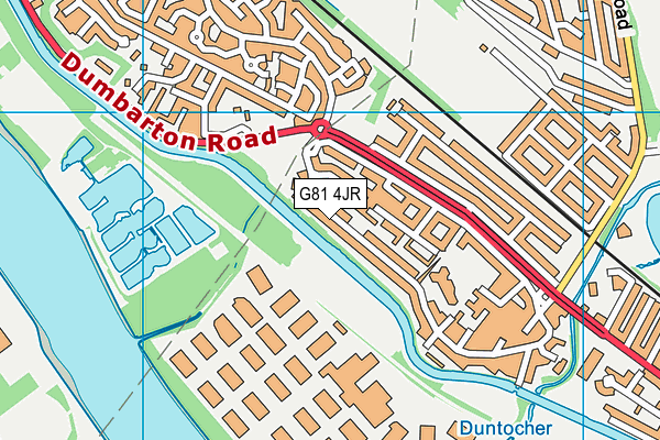 G81 4JR map - OS VectorMap District (Ordnance Survey) G81 4JR map - OS VectorMap District (Ordnance Survey)