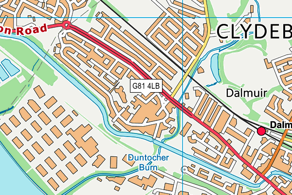 G81 4LB map - OS VectorMap District (Ordnance Survey) G81 4LB map - OS VectorMap District (Ordnance Survey)