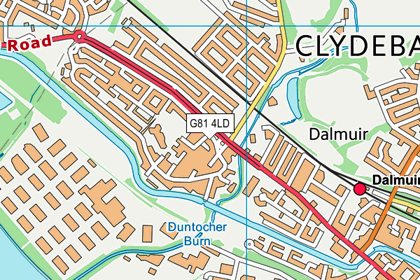 G81 4LD map - OS VectorMap District (Ordnance Survey) G81 4LD map - OS VectorMap District (Ordnance Survey)