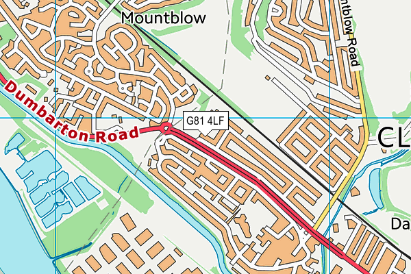G81 4LF map - OS VectorMap District (Ordnance Survey) G81 4LF map - OS VectorMap District (Ordnance Survey)