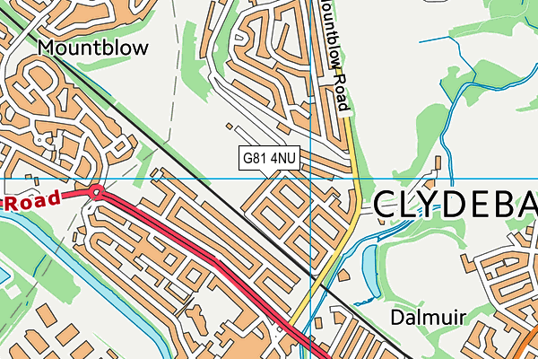 G81 4NU map - OS VectorMap District (Ordnance Survey)