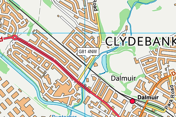 G81 4NW map - OS VectorMap District (Ordnance Survey) G81 4NW map - OS VectorMap District (Ordnance Survey)