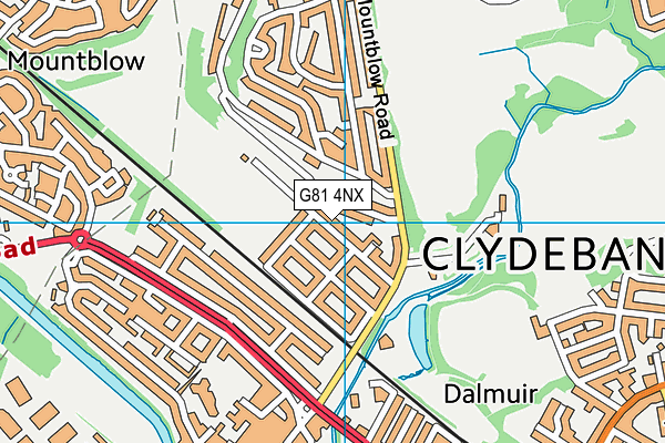 G81 4NX map - OS VectorMap District (Ordnance Survey) G81 4NX map - OS VectorMap District (Ordnance Survey)