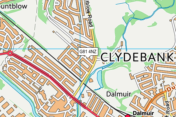G81 4NZ map - OS VectorMap District (Ordnance Survey) G81 4NZ map - OS VectorMap District (Ordnance Survey)