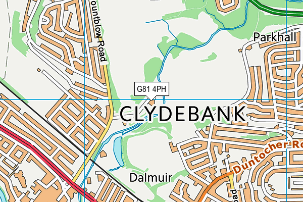 G81 4PH map - OS VectorMap District (Ordnance Survey) G81 4PH map - OS VectorMap District (Ordnance Survey)