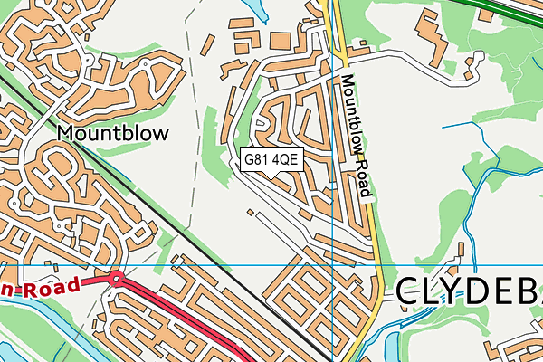 G81 4QE map - OS VectorMap District (Ordnance Survey)